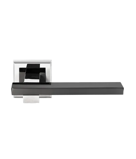 Ручки стандарт Ручка дверная MORELLI MH-38 SN/BN-S Shape 